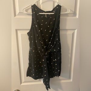 Lush tank blouse with toe waist